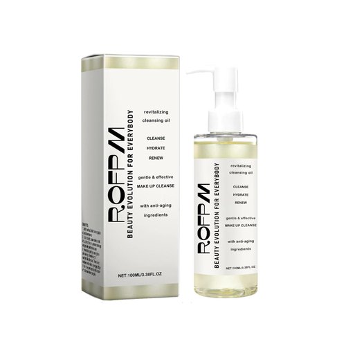 ROFPM Cleansing Oil for Face Makeup Remover Oil Speedy Deep Cleansing Oil Gentle Face Oil Cleanser for Daily Use for All Skin Types