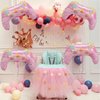 SAMOKA Video Game Balloons,4 PCS 26 Inch Pink Gamer Party Balloons,Gamer Birthday Party Decorations,Video Game Birthday Decorations,Gamer Party Decorations