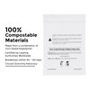 Eco Friendly Clear Bags, 85 count M size (85 pcs 10x 13 inches), Self Seal Cello Frosted Resealable Compostable Shipping Clothing bag for Packaging, Clothes Shirts Cello bags, minliving (M, 85 Pack)