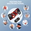 UTK Jade Infrared Heating Pad Wrap, Far Infrared Therapy Flexible Wraps for Wrist Elbow Leg and Arm - 47 X 2.4 with 8 Jade Stones, Auto Off and MEM Function Black