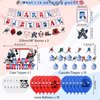 KEFAN Hockey Party Decorations, Ice Hockey Birthday Party Supplies Favors Includes Banner, Cake Toppers, Latex Balloons, Tablecloth for Hockey Lovers Boys Kids’ Birthday Party (banner)