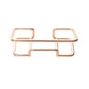 Leicraft Business Card Holder for Desk, Cute Metal Card Organizers and Office Desk Accessories for Men and Women (Rose gold)