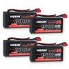 Hosim 4PCS 7.4V 1500mAh 15C Lipo Battery RC Lipo Batteries RC Car Remote Control Car Truck RC Boat Battery