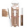 K-Palette Eyebrow Gel, Longwear Brow Color Mascara with Natural Effects, Easy-to-Use Brow Makeup Brush for Defined Eyebrows, Foggy Brown