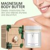 Bupposes Neuropathy Cream, Magnesium Body Butter, Magnesium Cream for Neuropathy, Deeply Moisturizes Skin, Keep Soft Smooth, Suitable for All Skin Types 114g/2pcs