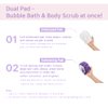 Toi:L Gentle Touch Bubble Peeling Body Pad(5pads), Body Scrub, Exfoliating Mitt for Body, Exfoliating gloves, washcloth, body loofah, 5-berry complex, dense bubble bath, bath shower, kp bump eraser