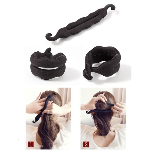 Hair Braiding Tool Hair Accessories For Women Hair Styling Set Hair Topsy Tail Tools Haircut Clamp Hair Bun Maker Hairpins Roller Braid Twist Sponge Hair Design Styling Tools for Hair Styles