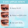 Ardell Seamless Underlash DIY Extensions Mini Kit - Wispies, Easy Application, 10 Lash Clusters, 1-pack