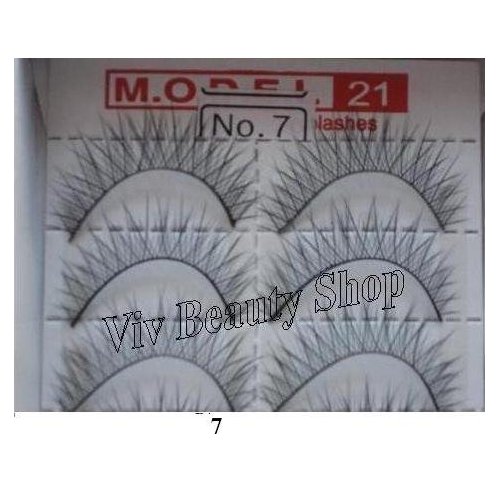 Model 21 False Eyelashes No. 7, 10 Pairs