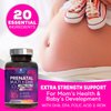 Women's Prenatal Multivitamin with Folic Acid & DHA, Prenatal Vitamins w/ Folate, Omega 3, Vitamins D3, B6, B12 & Iron, Pregnancy Support Prenatal DHA Supplement, Non-GMO Gluten Free - 120 Softgels