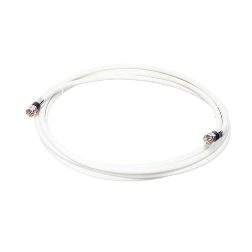 THE CIMPLE CO 25 Feet - Flexible RG6 Coaxial Cable for TV - RG6 Coax Cable for Internet - 25 FT Coaxial Cable for Internet - Double-Shielded Coax - Flexible Coaxial Cable - 25 Foot (7.5 Meters), White