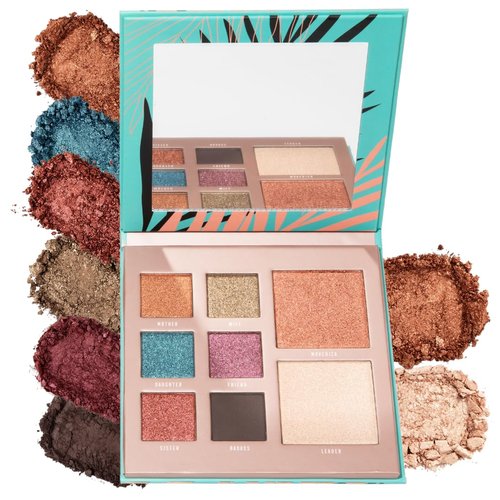 Bossy Cosmetics Beauty Meets Drive Blush, Highlighter and Eyeshadow Palette Kit, Vegan, Fits Easily in Makeup Bag, Beauty Gift Set for Women, Highly Pigmented, Cruelty Free (BEAUTY MEETS DRIVE)