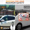 RoofPax 6 Rooftop Cargo Tie Down Hook Straps for Strapping Down Any Car Top Luggage. Waterproof, Attaches to Car Door Frame, Patent Registered, Extended Warranty!
