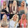 werkueen 613 Lace Front Wig Human Hair 13x6 Straight Blonde Wig Human Hair 613 HD Lace Frontal Wig 180% Density Blonde Lace Front Wigs Human Hair Pre Plucked With Baby Hair (26Inch)