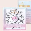 Manga Lashes Wispy 3D Faux Mink Spiky Lashes 12 Pairs Natural Manhua False Eyelashes Pack Short Anime Lash Invisible Slim Clear Band