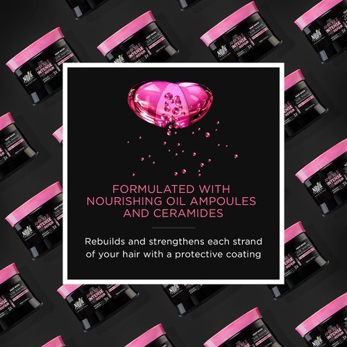 Natural FORMULA Ampoule Intense Hair Mask With Restoring Oils Nourish, Strengthen and Moisturize Dry and Damaged Hair - Paraben and SLS Free Mask - 11.8 Fl Oz