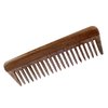 THE Unltd India finest Neem wood Handmade Comb For Detangling Long, Thick and Wavy Hair, Wide Tooth Structure for Gentle Grooming Anti Static, Organic Hair Comb for Men, Women and Kids (Wide Teeth)