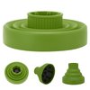 Silicone Hair Dryer Diffuser Collapsible 6 Colors Available Portable Hair Salon Tools for Home and Travel (Green)