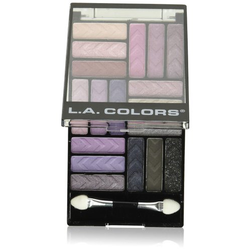 L.A. COLORS 8 Color Eyeshadow Palette, 0.70 Oz, Strange Love, 1 Count