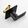 Shower Valves Wall Mount Shower Faucet Rough-In Valve Bathroom Trim Kit Single Handle Tub Shower Valve Mixer Matte Black