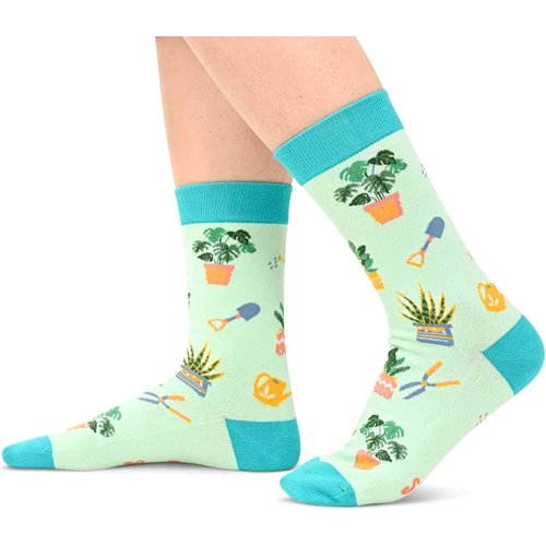 sockfun Funny Socks for Women Plant Socks Plant Lover Gifts Plant Gifts For Plant Lovers Women Plant Mom Gifts, Gardening Garden Gifts For Women