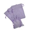 Bezall 50Pcs Burlap Bags with Drawstring 2.7 x 3.5 inch, Linen Gift Bags Jewelry Pouches Sachets for Wedding Party Favor, DIY Crafts, Presents (Light Purple)