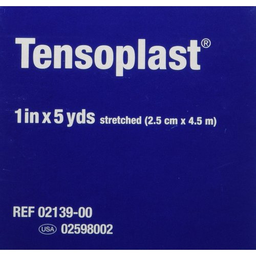 TENSOPLAST Tan 1" ELASTIC ADHESIVE BANDAGE 1" -One Individual Roll Each