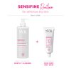 SVR Sensifine Micellar Water With Niacinamide. Soothing, Redness Relief Face Cleanser & Makeup Remover For Face, Eyes, Lips. Gentle, No Rinse Cleanser For Sensitive, Reactive Skin, 13.5 Fl.oz.