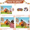 ASTARON Pin The Hat on Turkey Thanksgiving Pin The Tail Party Games Activities for Kids 36 Stickers Fall Festival Kids Birthday Family Party Games