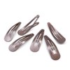 Dofash 5Cm/2In Snap Hair Clips Metal Hair Clips Hair Accessories Hair Clips For Women 20Pcs (Brown)