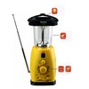 Kaito KA249W Multi-functional Solar/Wind-up LED Camping Lantern with AM/FM NOAA Weather Radio & Cell Phone Charger, Color Yellow