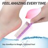 2Pcs Foot Stone Brush Exfoliating Scrubber with Pumice 2 Sided Nail and Toe Scrubbing Brush for Kids and Adults Shower Foot Scrub for Smooth Clean Feet and Nails