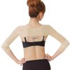 Gudessly Women's Slimming Arm Shapers Back Shoulder Support Wrap Correct Posture Corrector Humpback (XL(fit US M), Nude)