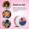 Orientdreads Extra Hold Braid, Loc, Twist Gel - Tames Frizz & Edges, No Parabens, No Sulfates, No Mineral Oil, No Petrolatum, Contains Black Castor & Coconut Oil, 8.8 oz