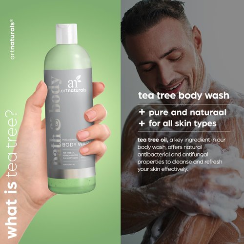 Artnaturals Tea Tree Body Wash, 12 Ounce