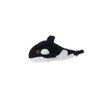 MIGHTY- Ocean Junior Whale - Squeaker - Multiple Layers. Made Durable, Strong & Tough. Interactive Play Dog Toy (Tug, Toss & Fetch). Machine Washable & Floats