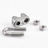 Cozihom 3/16 Inch M4 Wire Rope Cable Clip Clamp, 304 Stainless Steel, U Bolt Saddle Fastener, 25 Packs