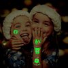 Cerlaza 16 Sheets Glow Christmas Tattoos for Kids Holiday, Christmas Stocking Stuffers Party Decorations Supplies, Xmas Stickers for Boys Girls Party Favors Games Toys