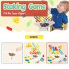 CLAPET 32 Pcs Tetra Tower Stacking Game, Fun Balance Building Blocks Board Games for Kids Adults Family Party, Toys Gifts for Boys Girls Ages 3-12
