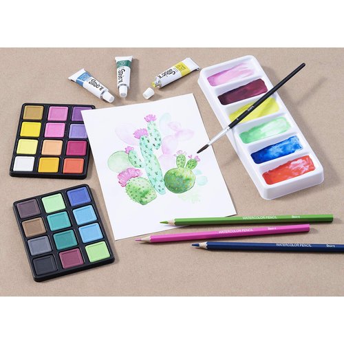 Studio 71 Watercolor, 51 Pieces Art Set