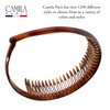 Camila Paris AD109 French Headband for Women Tortoise Shell, Strong Hold Grip Women's Hair Band, Very Flexible, No Slip and Durable Styling Girls Hair Accessories, Made in France