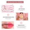 6 Pcs/Set Flower Jelly Lipstick Set Temperature Change Moisturizer Long Lasting Nutritious Balm Magic Color Change Lip Gloss