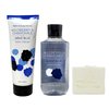 Bath & Body Works Wildberry & Chamomile Body Cream and Shower Gel Bundle with a Natural Oats Bar Soap - Full Size