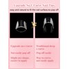 Quaferen Clear Square Nail Tips, 504PCS 3XL Long No C Curve Nail Tips Square, Half Cover Flat Tapered Square Straight Gel Acrylic Nail Tips False Nails for DIY Nail Art Salon