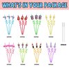 24 Makeup Party Favors Reusable Plastic Straws for Pink Girls Kids Baby Spa Themed Birthday Party Supplies Decorations with 2 Cleaning Brushes