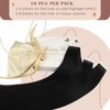 Sunny Hair Black Tape in Hair Extensions Human Hair Tape in Extensions Jet Black Invisible Tape in Extensions Hair Extensions Real Human Hair Black Hair Extensions 10pcs 20inch