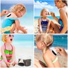 Sunscreen Applicator for Kids,Sunscreen Brush Sunblock Applicator with Protective Case for Kids,Baby,Adult,Beach Essentials for Sunscreen, Suncream and Sun Lotions（White B)