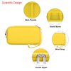 Elonbo Carrying Case Compatible with TaddToy 16 Bit Handheld Game Console for Kids Adults, Classic Retro Video Games Travel Storage Cover Bag, Portable Electronic Game Player Organizer Holder, Yellow