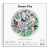 Galison Green City 1000 Piece Round Puzzle from Galison - 1000 Piece Round Puzzle for Adults, Challenging Puzzle with Gorgeous Art by Bethany Robertson, Thick and Sturdy Pieces, Perfect for Earth Day
