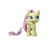 My Little Pony Fluttershy Potion Pony Figure - 3-Inch Yellow Pony Toy with Brushable Hair, Comb, and 4 Surprise Accessories